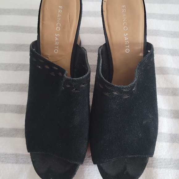 Franco Sarto Platform Wedge Slides - Picture 1 of 9